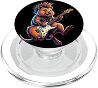 Funny Rock Metal Guitar Drums Music Gift Quokka PopSockets PopGrip for MagSafe