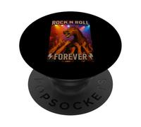 Funny Rock N Roll Forever Horse Rocker Concert Crowd Surfing PopSockets Adhesive PopGrip