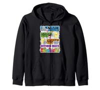 Funny Rock Paper Scissors Kindergarten First Day Of School Zip Hoodie