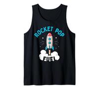 Funny rocket pop popsicle art summer shirt kids 2025 Tank Top