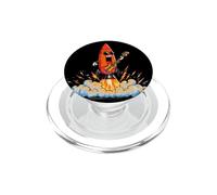 Funny Rocket with Sunglasses and Guitar for a Rocking Look PopSockets PopGrip for MagSafe