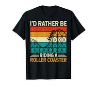 Funny Roller Coaster Theme Park Rollercoaster T-Shirt