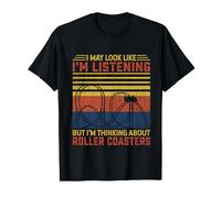 Funny Roller Coaster Theme Park Rollercoaster T-Shirt