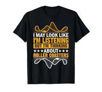 Funny Roller Coaster Theme Park Rollercoaster T-Shirt