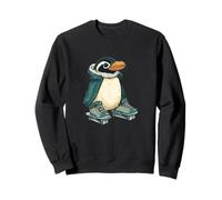 Funny Rolling Penguin Fun for All Ages Sweatshirt