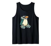 Funny Rolling Penguin Fun for All Ages Tank Top