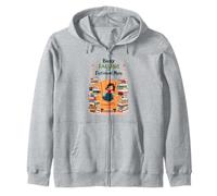 Funny Romance Reader Busy Falling For Fictional Men Zip Hoodie