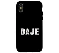 Funny Romanesco aphorism from the Rome dialect Case for iPhone X/XS