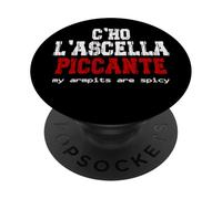 Funny Romanesco aphorism from the Rome dialect PopSockets Adhesive PopGrip