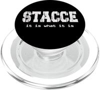 Funny Romanesco aphorism from the Rome dialect PopSockets PopGrip for MagSafe