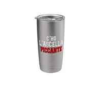 Funny Romanesco Aphorism from the Rome Dialect Stainless Steel Insulated Tumbler