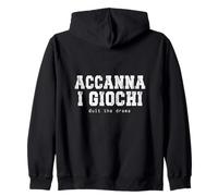 Funny Romanesco Street Slang Quote From Rome Dialect Zip Hoodie