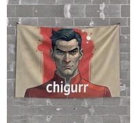 Funny Room Decor Chigurr: The Iconic Anti-Hero Unveiled Tapestry Tapsterys Wall Man Cave Decor and Accessories(100X150CM)