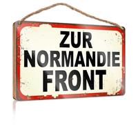 Funny Room Decor Exploring The Normandy Front: A Historical Journey Wooden Sign Wooden Hanging Plaque Sign Office Door Signs Funny(23X35CM)