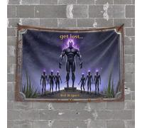 Funny Room Decor Lost in Space: The Cosmic Enigma Unveiled Tapestry Tapsterys Wall Man Cave Decor and Accessories(100X150CM)
