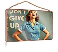 Funny Room Signs Never Stop Believing In Yourself Wooded Sign Funny Decor For Home Outside Fall Decorations