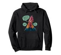 Funny Rooster Saying: 'Remember When? Yeah, Me Neither' Pullover Hoodie