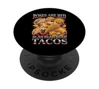 Funny Roses Are Red Blah Blah Blah Tacos PopSockets Adhesive PopGrip