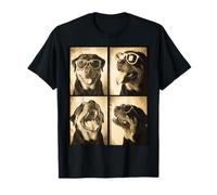 Funny Rottweiler Dog Photo Booth Memories Cool Animals T-Shirt