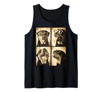 Funny Rottweiler Dog Photo Booth Memories Cool Animals Tank Top