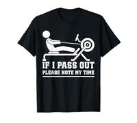 Funny Rowing Machine Workout for Fitness Exercise Training T-Shirt