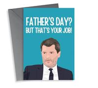 Funny Roy Keane father's Day card 1001