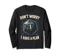 Funny RPG Don’t Worry I Have a Plan Long Sleeve T-Shirt