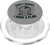 Funny RPG Don’t Worry I Have a Plan PopSockets PopGrip for MagSafe