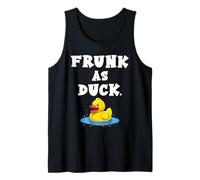 Funny Rubber Duck Frunk as Duck Meme Adult Humor Men Women Tank Top
