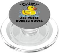 Funny Rubber Duck Really Need These Ducks Lover Duckie Gift PopSockets PopGrip for MagSafe
