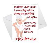 Funny Rude Birthday Card For Women Mum Nan Auntie 40th 50th 60th Card For Her