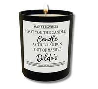 Funny Rude Candle for Her Offensive Gift Alternative Cheeky Sweary Black Jar Soy Wax Candle Strong Scent Humour (I got You This Candle)