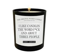 Funny Rude Candle for Her Offensive Gift Alternative Cheeky Sweary Black Jar Soy Wax Candle Strong Scent Humour (I Like Candles)