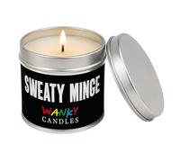 Funny Rude Candle for Her Sweaty Minge Vanilla Scented Soy Wax Tin