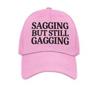Funny Rude Cap Sagging But Still Gagging Baseball Cap (UK, Alpha, One Size, Pink)