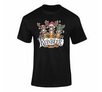 Funny Rude Christmas Reinbeer T-Shirts for Men & Women - Festive Christmas Shirts UK, Humorous Xmas Jumpers Alternative