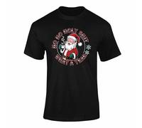 Funny Rude Christmas Santa T-Shirts for Men & Women - Festive Christmas Shirts UK, Humorous Xmas Jumpers Alternative