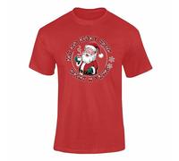 Funny Rude Christmas Santa T-Shirts for Men & Women - Festive Christmas Shirts UK, Humorous Xmas Jumpers Alternative