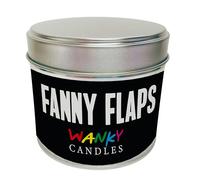 Funny Rude Fanny Flaps Vanilla Scented Candle Tin
