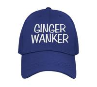 Funny Rude Ginger Hair Cap Ginger Wanker (UK, Alpha, One Size, Navy)