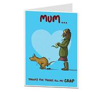 Funny Rude Happy Mothers Day Card For Mum From The Dog