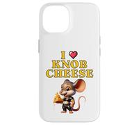 Funny Rude - I Love Knob Cheese for Stag Do Hen Party Mouse Case for iPhone 14