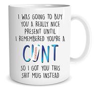 Funny Rude Offensive C*nt Mugs Swear Word Gifts Adult Humour Banter Colleague Husband Boyfriend Best Friend Present Birthday Xmas WSDMUG1318