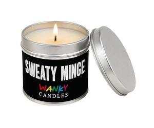 Funny Rude Sweaty Minge Vanilla Candle Tin