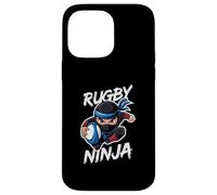 Funny Rugby Ninja Boy Rugby Player Case for iPhone 14 Pro Max