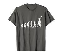 Funny Rugby Player - Evolution of Rugby T-Shirt, Men, Asphalt Grey, 6X-Large