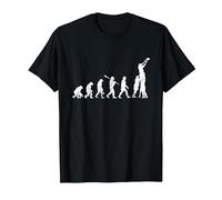Funny Rugby Player - Evolution of Rugby T-Shirt, Men, Black, 6X-Large