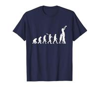 Funny Rugby Player - Evolution of Rugby T-Shirt, Men, Navy Blue, 6X-Large
