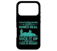 Funny Rugby Suck It Up Cupcake Men Women Ruck Case for iPhone 17 Pro