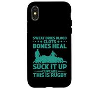 Funny Rugby Suck It Up Cupcake Men Women Ruck Case for iPhone X/XS